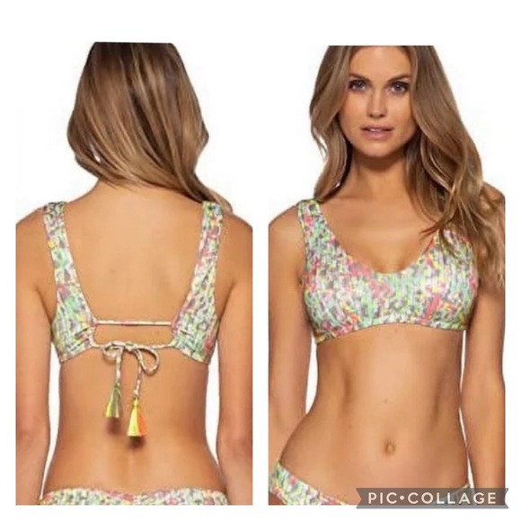 BECCA Other - BECCA Multicolor Bikini Top Small